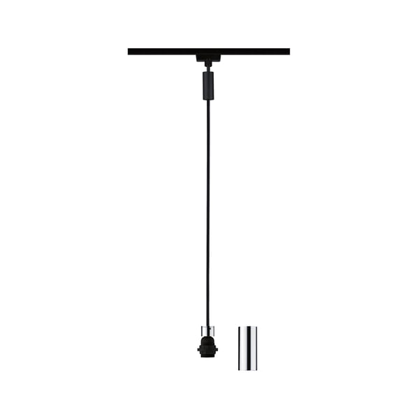 Paulmann URail Hängande 2Easy E27 max. 20W dimbar 230V Svart matt, Krom