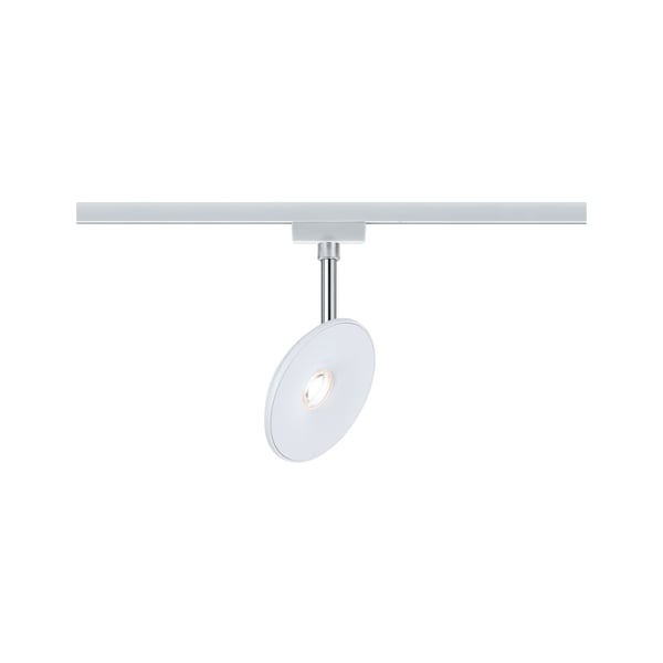 Paulmann URail Spotlight för strömskenor Sphere 493lm 7W 2700K dimbar 230V Vit, Krom