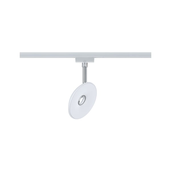 Paulmann URail Spotlight för strömskenor Sphere 493lm 7W 2700K dimbar 230V Vit, Krom