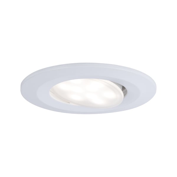 Paulmann Infälld LED lampa Calla IP65 rund 90 mm 30° 10x5W 10x430lm 230V White Switch Vit matt
