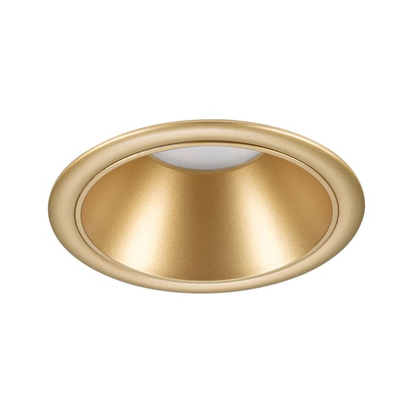 Paulmann Infälld LED lampa 3-Step-Dim Cole Coin IP44 rund 88 mm Coin 6W 470lm 230V dimbar 2700K Guld matt
