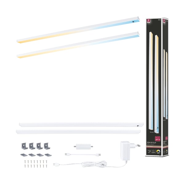 LED lampa under skåp Inline Tunable White 2x6W 550x26 mm 2x500lm 230/24V Vit matt