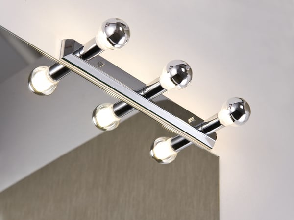 Paulmann Spegellampa Mirror Regula E14 230V max. 3x40W dimbar Krom