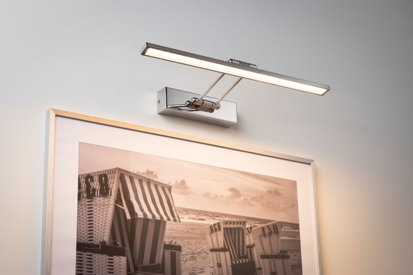 Paulmann Galeria LED bildlampa Beam 2700K 580lm 230V 7W Krom