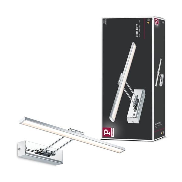 Paulmann Galeria LED bildlampa Beam 2700K 580lm 230V 7W Krom