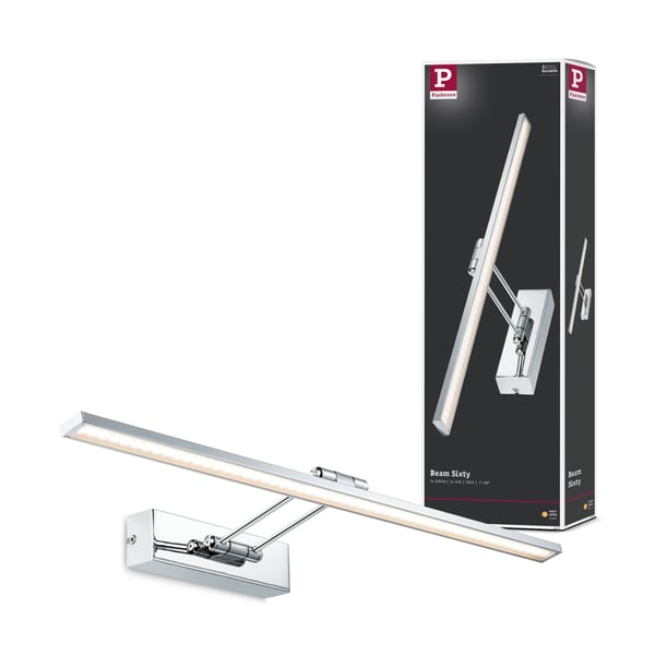 Paulmann Galeria LED bildlampa Beam 2700K 1050lm 230V 11W Krom