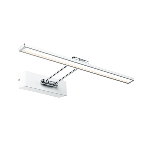 Galeria LED bildlampa Beam 2700K 580lm 230V 8W Vit, Krom