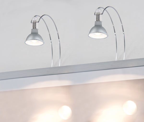 Paulmann Galeria LED spegellampa Assistent II GU5,3 2700K 2x230lm 230V 2x4W Krom