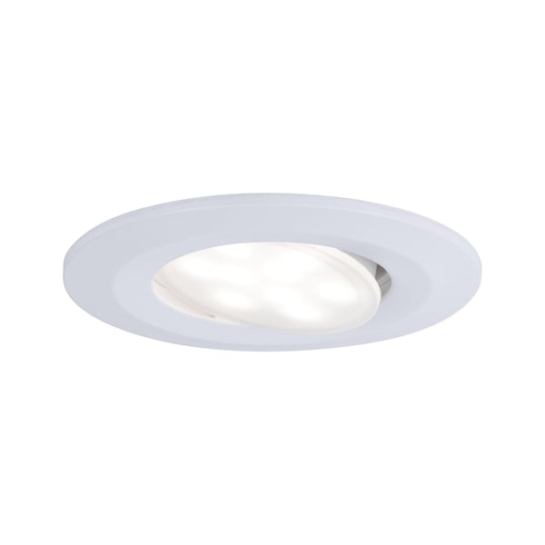 Paulmann Infälld LED lampa Calla IP65 rund 90 mm 30° 10x6W 10x530lm 230V 4000K Vit matt