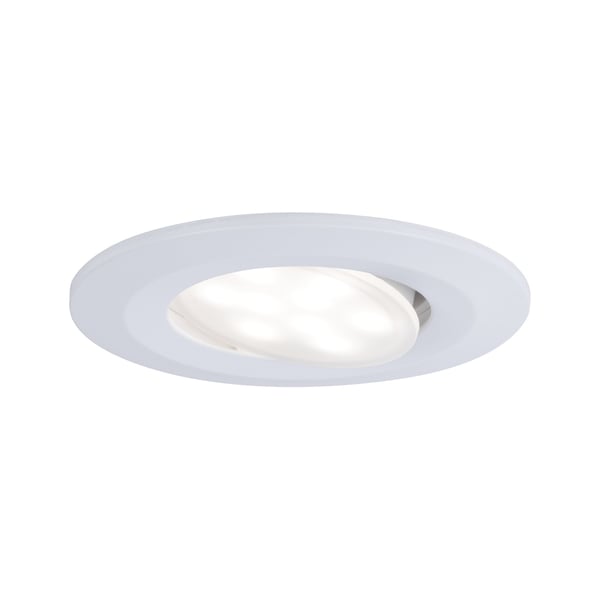 Paulmann Infälld LED lampa Calla IP65 rund 90 mm 30° 6W 530lm 230V 4000K Vit matt