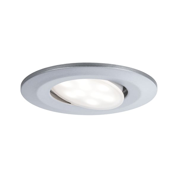 Paulmann Infälld LED lampa Calla IP65 rund 90 mm 30° 3x6W 3x530lm 230V 4000K Krom matt