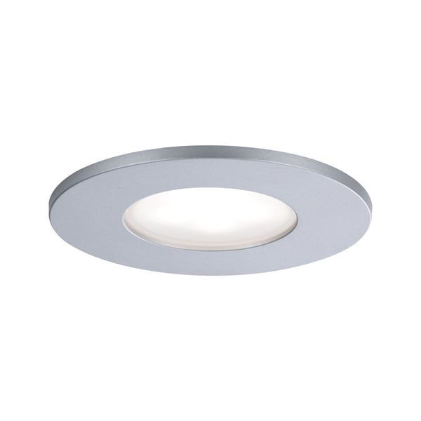 Paulmann Infälld LED lampa Calla IP65 rund 90 mm 30° 3x5,2W 3x460lm 230V dimbar 4000K Krom matt