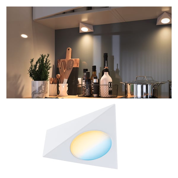 Paulmann CleverConnect LED strålkastare Trigo Spot Tunable White 2,1W Vit matt