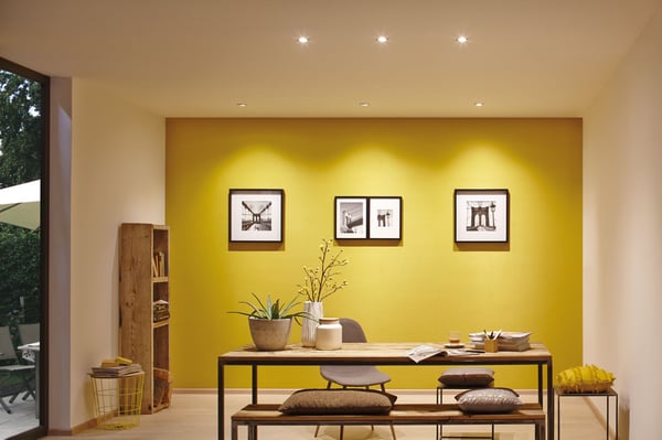Paulmann Smart Home Zigbee Set Infälld lampa Nova Coin + Zigbee Cephei schwenkbar rund 84 mm 50° Coin 3x6W 3x470lm 230V 2700K Weiß matt