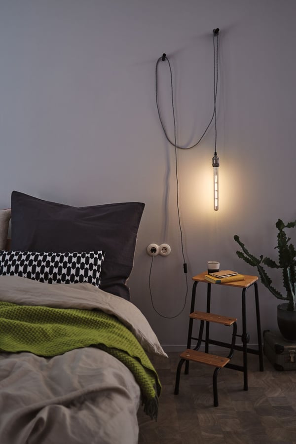 Paulmann 1879 Filament 230V LED Tube E27 806lm 8,8W 2700K dimbar Rökfärgad