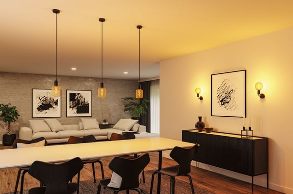 Paulmann Pendellampa Ravi IP44 E27 max. 60W Svart matt dimbar