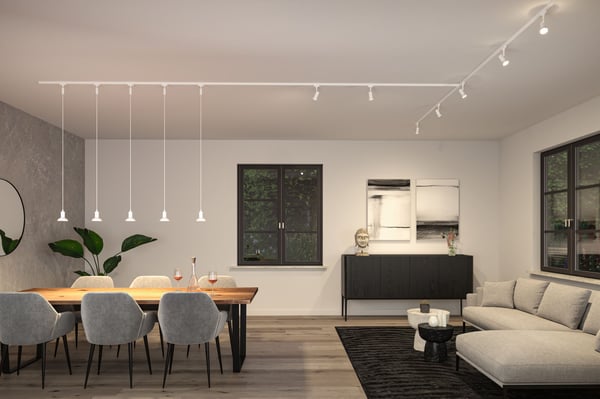 Paulmann URail Hängande Runa GU10 max. 10W dimbar 230V Signal vit