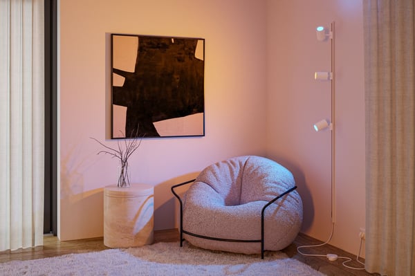 Paulmann URail Spotlight för strömskenor Smart Home Zigbee 3.0 Luxe GU10 350lm 4,8W RGBW+ dimbar 230V Signal vit