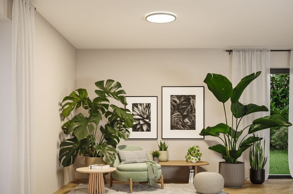 Paulmann LED panel Atria Shine White Select IP44 rund 398 mm 20,8W 2800lm 3000 - 6500K Krom matt
