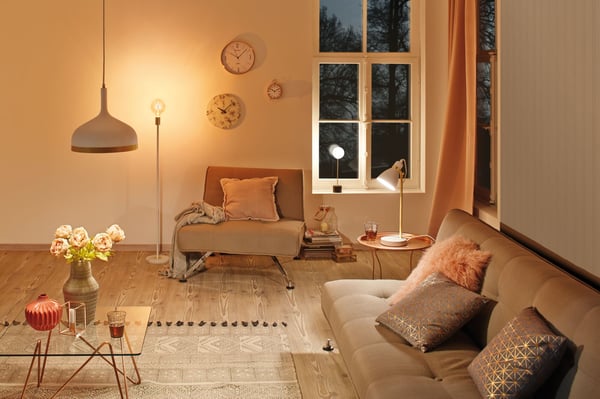 Paulmann Neordic Golvlampa Nordin Neordic E27 max. 20W Svart, Koppar matt Marmor, Metall