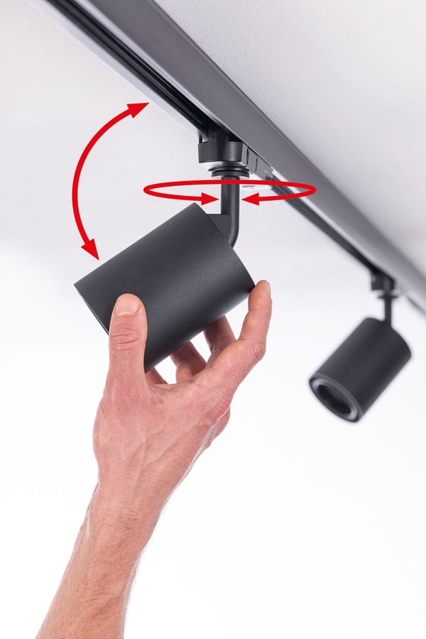 Paulmann ProRail3 LED spårstrålkastare Kratos ProRail 50° 2000lm 18,5W 3000K 230V Vit