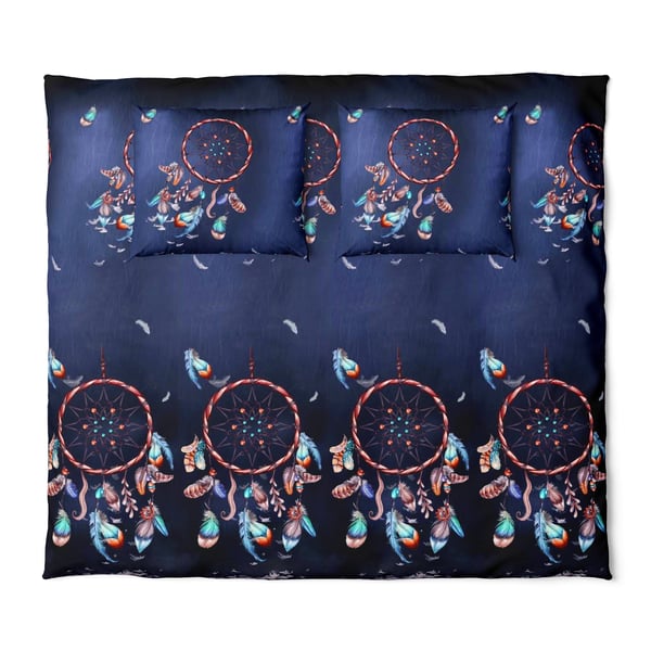 Puuvillaiset liinavaatteet 220x200 cm Unelmien pyydystin taivas