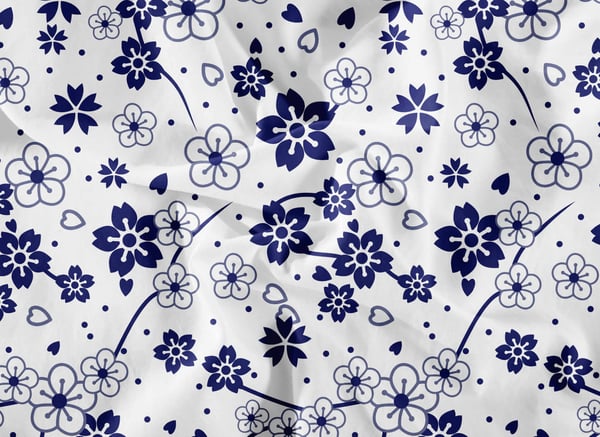 Sengetøj i bomuld 160x200 blomster
