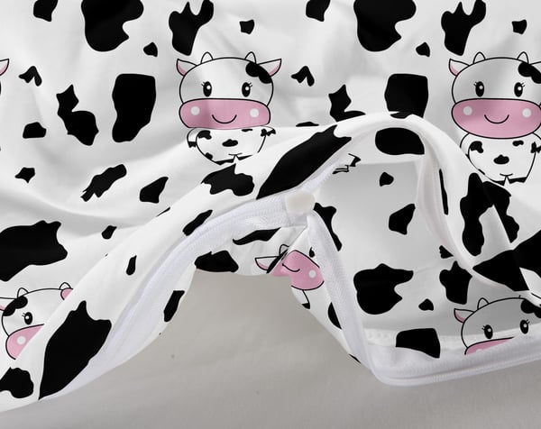 Bomullssängkläder 200x200 Happy Cow puuvilla-sänkyliina