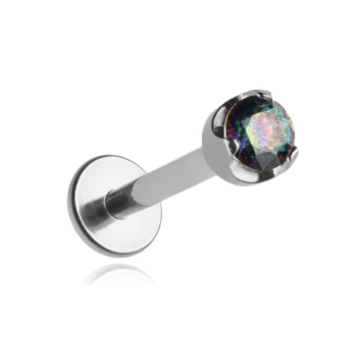 Labret-hänge i titan med cubic zirconia Vitrail Medium 1,2/6/4,5