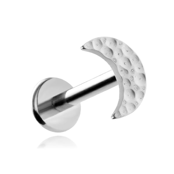 Titan örhänge labret måne silver helix conch 1.2/8