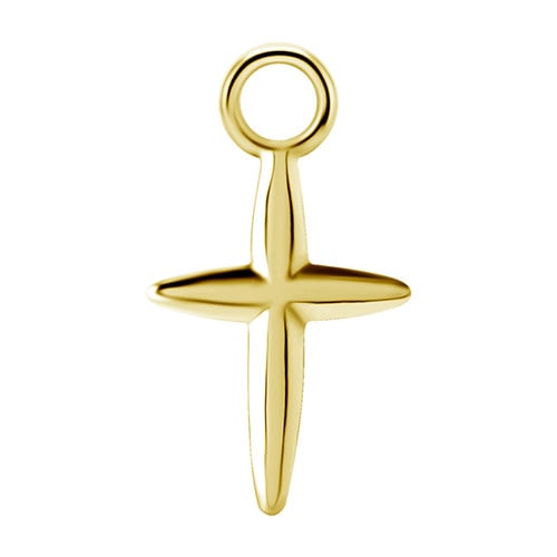 Charms - CoCr NF - guldkors - D-048