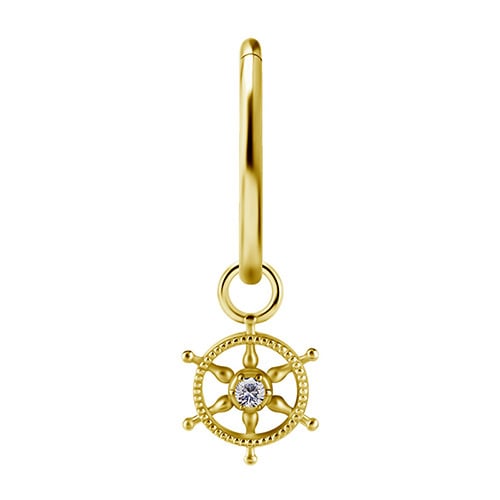 Charms - CoCr NF - guldror - premium zirkoner - D-039