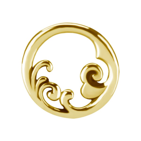 Vedhæng - CoCr NF - guld - D-069