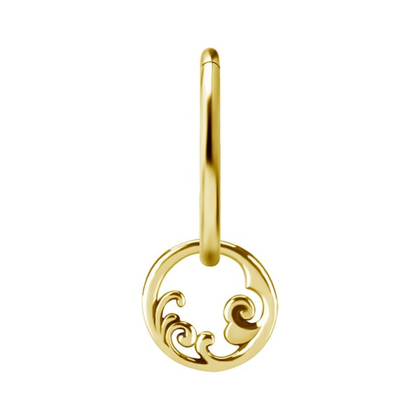 Vedhæng - CoCr NF - guld - D-069