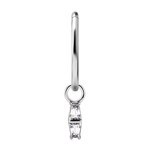 Berlocker CoCr NF dekorativ silver premium zirconia D-047