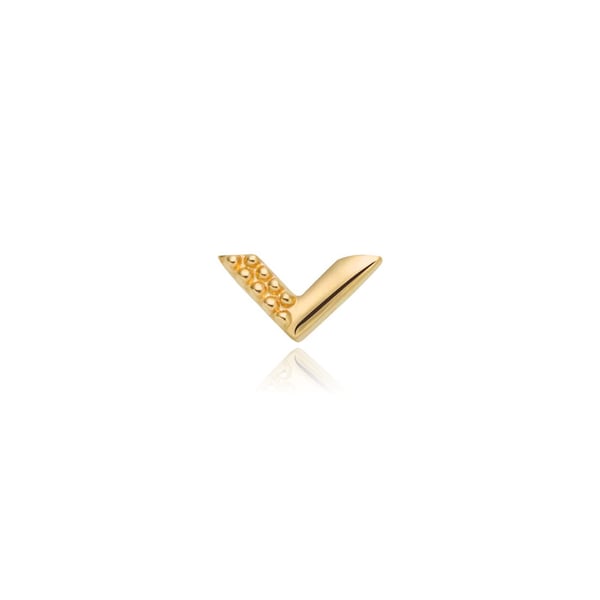 GD14K-003 dekorativ kepis i 14 karats guld