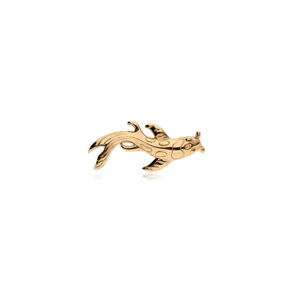 14 karat guld koi fiskehætte - GD14K-002