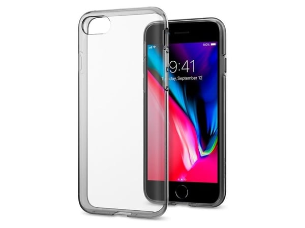 Spigen Liquid Crystal, Suojus, Apple, iPhone 7, 11,9 cm (4.7"), Hopea, Läpikuultava