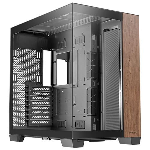 Antec C8 Wood PC-kabinett Full Tower E-ATX, svart/tre