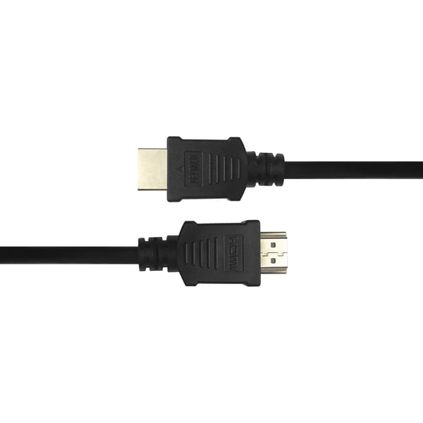 DELTACO - Premium High Speed - HDMI-kabel med Ethernet - HDMI hann til HDMI hann - 50 cm - svart - 4K 60Hz støtte, up to 18 Gbps data transfer rate...