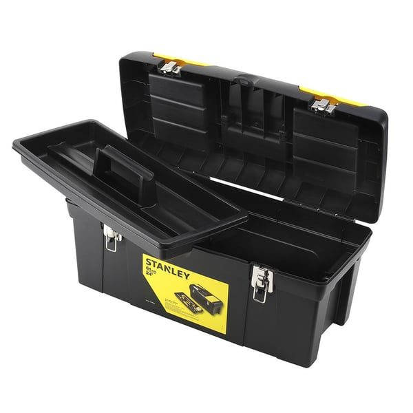Stanley 1-92-064, Työkalulaatikko, Muovi, Musta, Keltainen, 318 mm, 130 mm, 17,8 mm