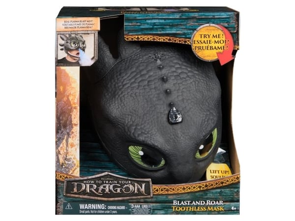 Dragons Movie Bland and Roar Toothless Mask