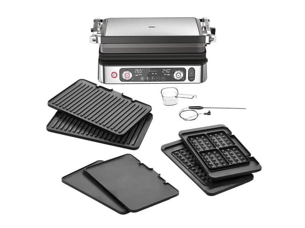 Braun MultiGrill 9 Pro CG 9167 kontaktgrill 2200 W, svart/rustfritt stål