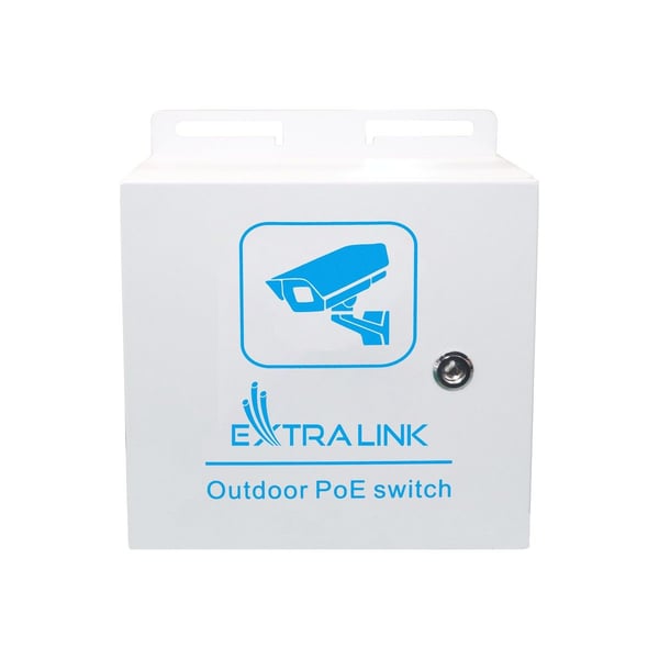 Extralink Minos utendørs PoE-switch 8x RJ45 1000 Mb/s, 2x SFP, 200 W EX.32794