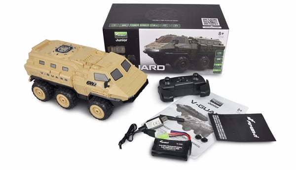 Amewi RC säiliöauto V-Guard LiIon 1500mAh beige /8+