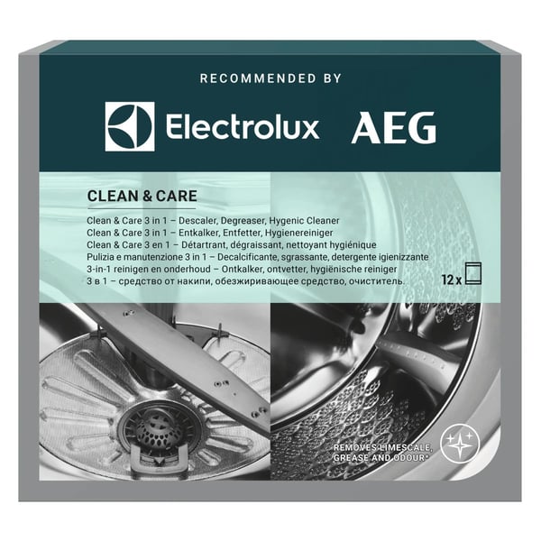 Electrolux M2GCP121, Limescale, detergent & grease remover, Puder, 12 styck, 200 mm, 61 mm, 174 mm
