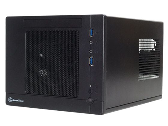 SilverStone SUGO SG05-Lite - Tower - Mini-DTX - ingen strømforsyning - svart - USB/lyd