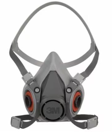 3M 6200M Åndedrætsbeskyttelse halvmaske ohne Filter Størrelse: M EN 140 DIN 140
