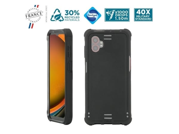 Mobilis 054017, Deksel, Samsung, Galaxy XCover 7 Pro, 16,8 cm (6,6"), Svart