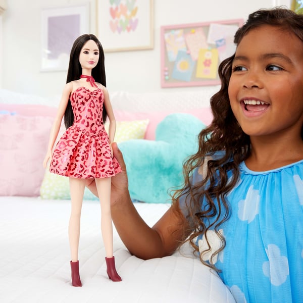 Barbie Fashionista Doll Pink Leopard Brunette